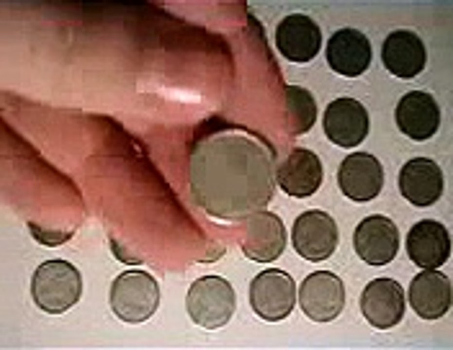 CHROME or SILVER COATED 1944-P WAR NICKEL found coin roll hunting! UNUSUAL COINS