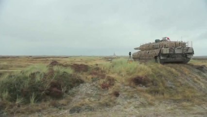 Danish Defence - Leopard 2A5 DK Main Battle Tank Live Firing