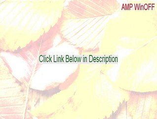 AMP WinOFF Serial (Legit Download)