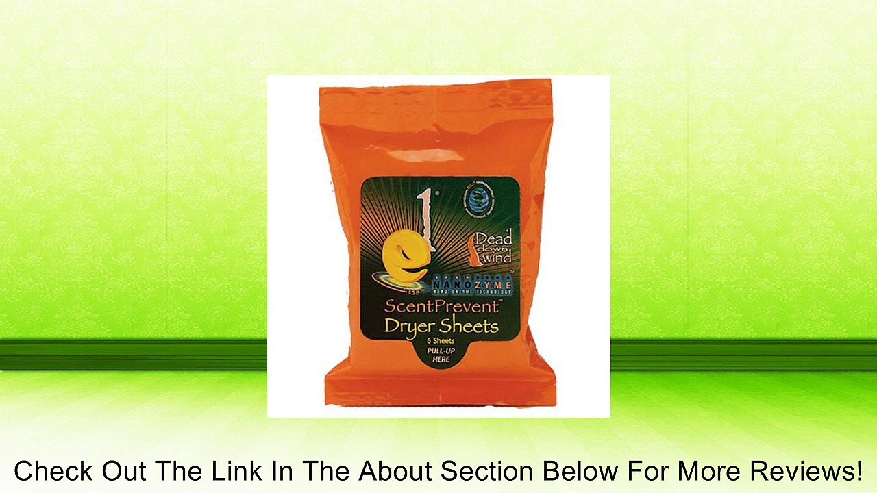 Dead Down Wind Dryer Sheets (15 Pack) Review