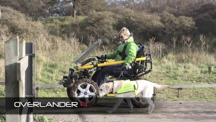 TerrainHopper  Four-wheel Drive Wheelchair on the Beach