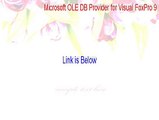 Microsoft OLE DB Provider for Visual FoxPro 9.0 Keygen [Microsoft OLE DB Provider for Visual FoxPro 9microsoft ole db provider for visual foxpro 9.0]