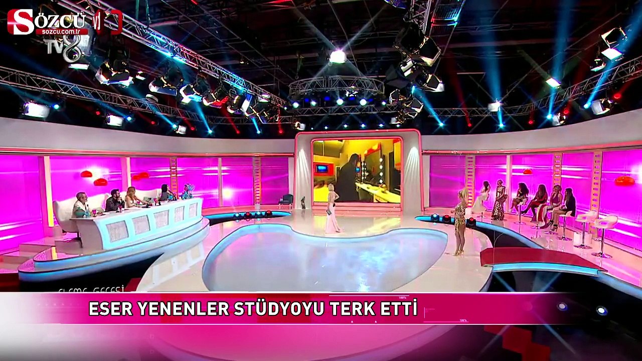 Eser Yenenler yarışmayı terk etti!