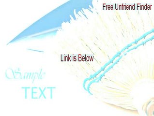 Free Unfriend Finder Cracked [Free Download]