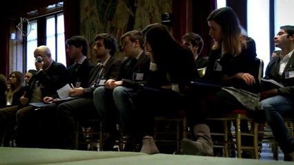Roma - Giornate di formazione a Montecitorio ragazzei discutono di equità fiscale. (27.02.15)