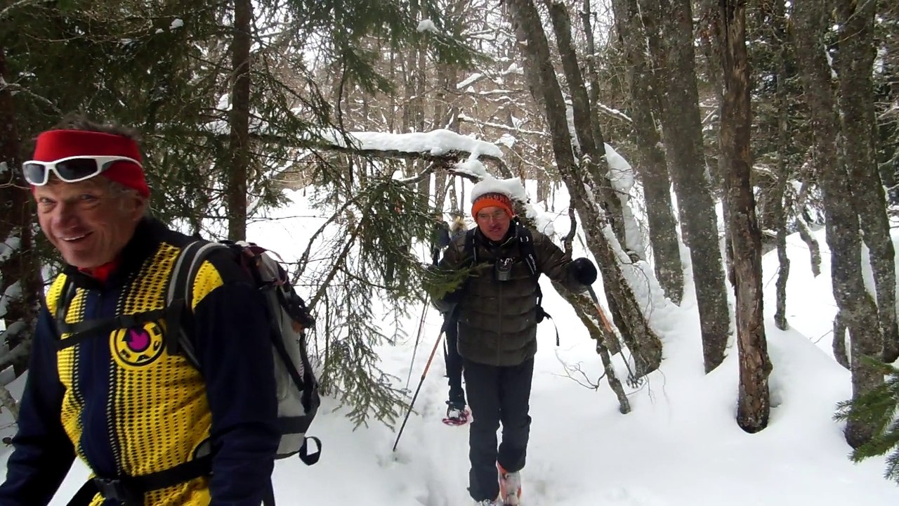 Sortie raquette 2015 à la Dent du Loup (Vercors)