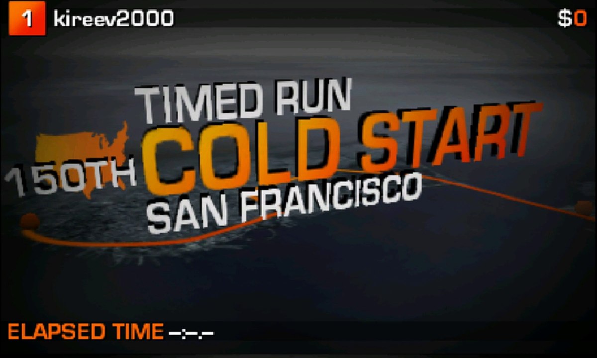 Need for Speed The Run Gameplay (Nintendo 3DS) [60 FPS] [1080p] Top Screen