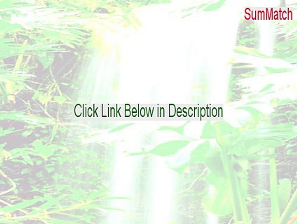 SumMatch Serial - Free Download