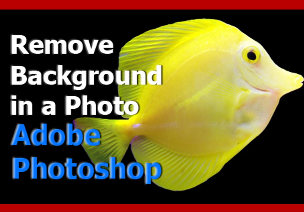 Adobe Photoshop Tutorial - Remove the Background of a Photo (Simple Photo Editing)
