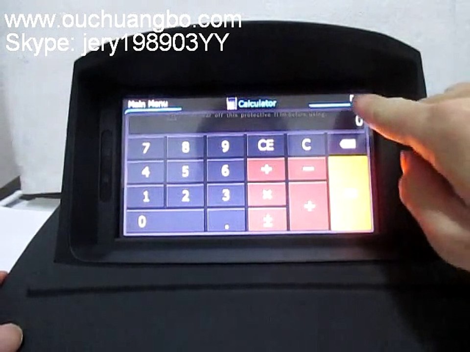 Ouhuangbo S100 Platform Renault Megane 2 stereo radio sat navi