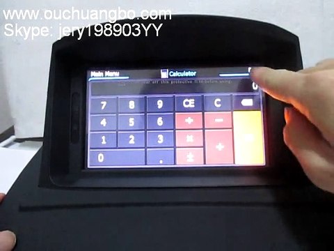 Ouhuangbo S100 Platform Renault Megane 2 stereo radio sat navi