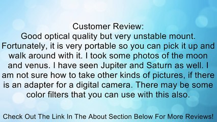 Meade 114EQ-AR Equatorial Reflector Review