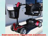 Pride Mobility Go-Go Sport 4-wheel Electric Travel Scooter Heavy Duty S74   FREE ACCESSORIES
