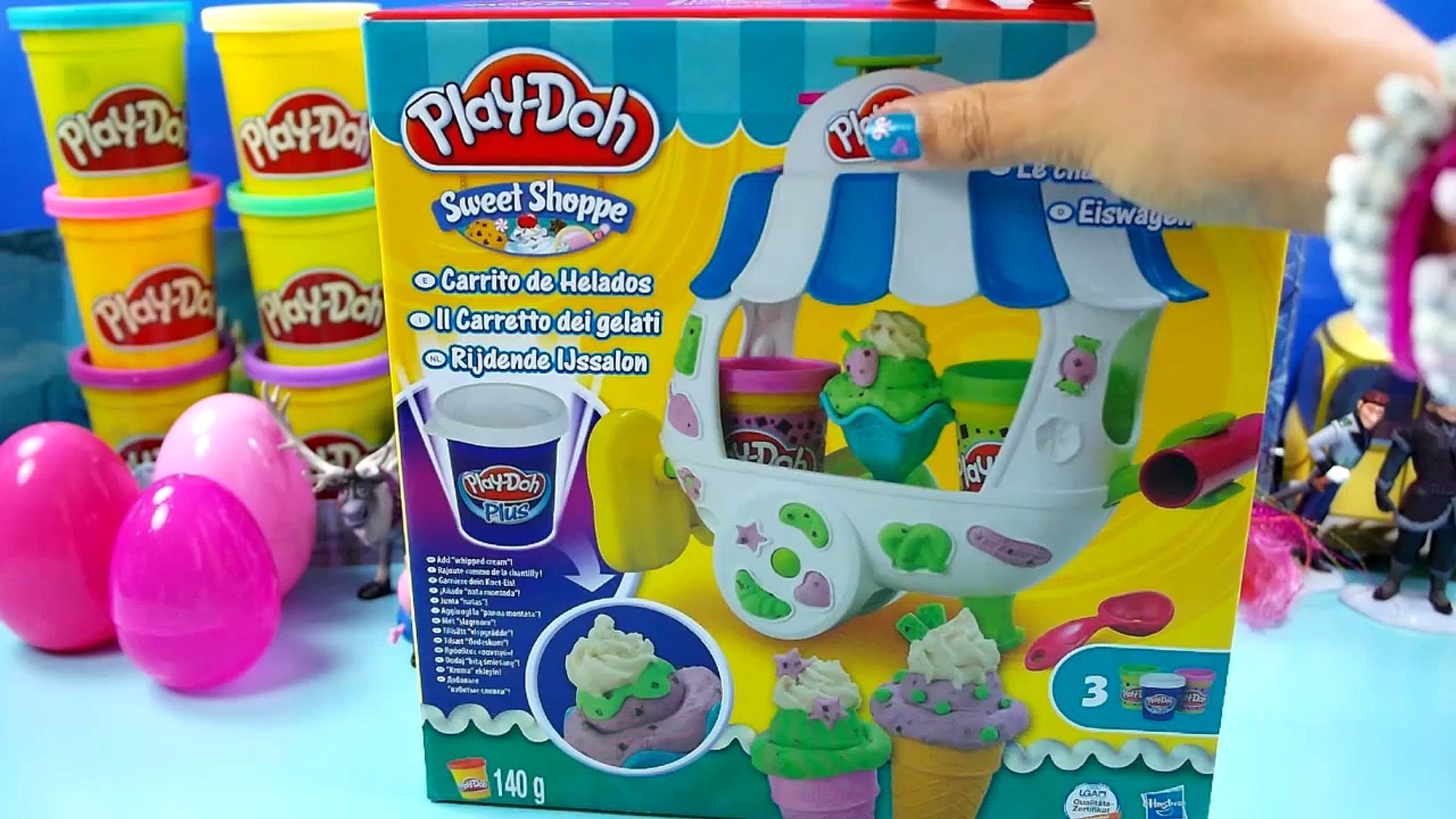 play doh sweet shoppe ice cream sundae cart