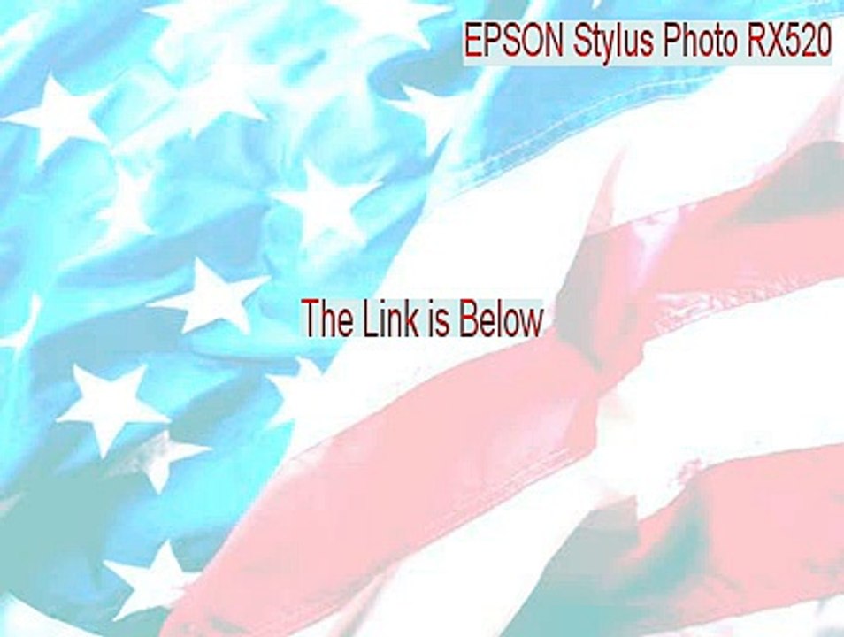 EPSON Stylus Photo RX520/RX530 Full (epson stylus photo rx520 driver)