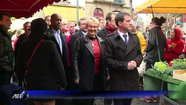 Départementales: Manuel Valls en campagne à Rennes