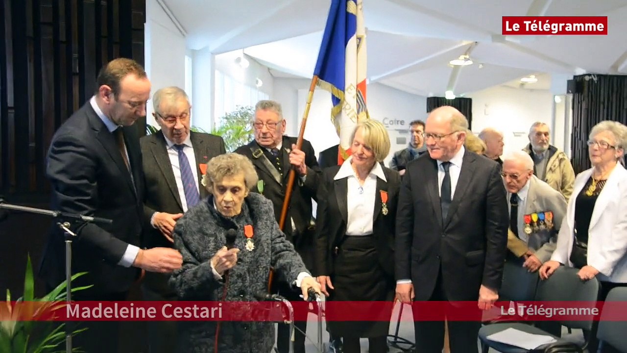 Vannes. Madeleine Cestari reçoit la légion d'honneur