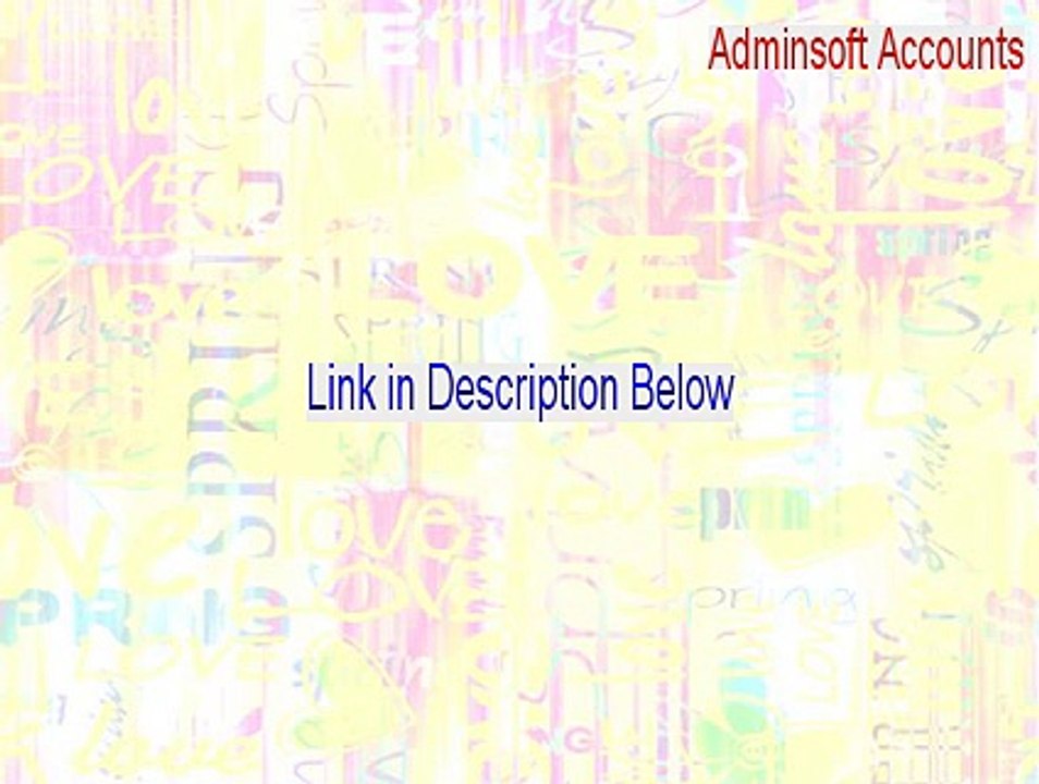Adminsoft Accounts Keygen (Instant Download 2015)