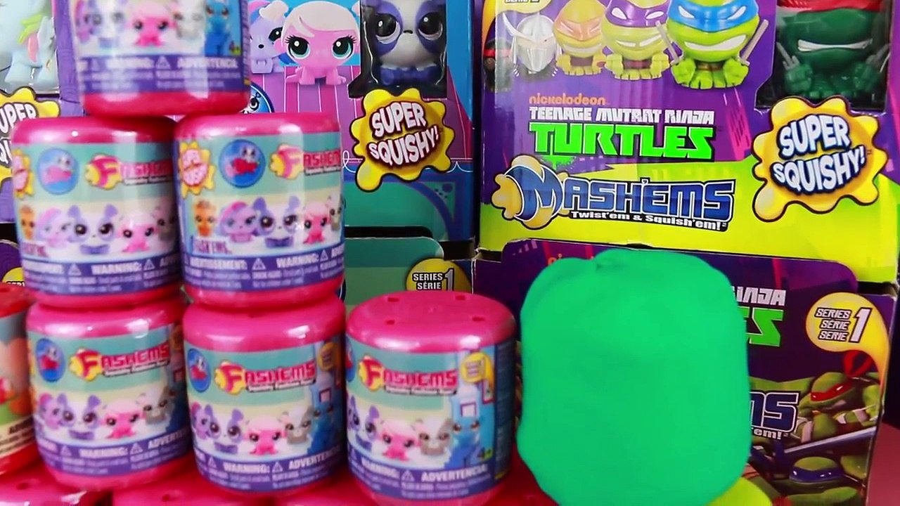 Fashems Play-Doh Surprise Eggs New Collection MLP LPS Mashems Huevos Sorpresa de Plastilina Pet Shop