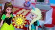 Elsa FREEZES Disney Princess Belle Play-Doh Playdough MiWorld Mrs Fields Cookie Shop Top TOYS