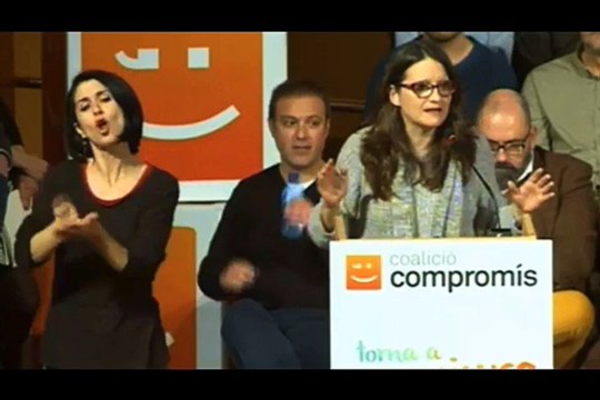 Proclamació de Mònica Oltra com a candidata de Compromís a la presidència de la Generalitat