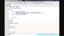 PHP tutorials in urdu - hindi - 31 -  functions with arguments
