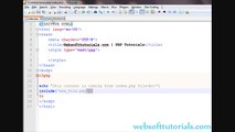 PHP tutorials in Urdu - Hindi - 34 - include() require() functions in php