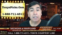 Maryland Terrapins vs. Michigan Wolverines Free Pick Prediction NCAA College Basketball Odds Preview 2-28-2015