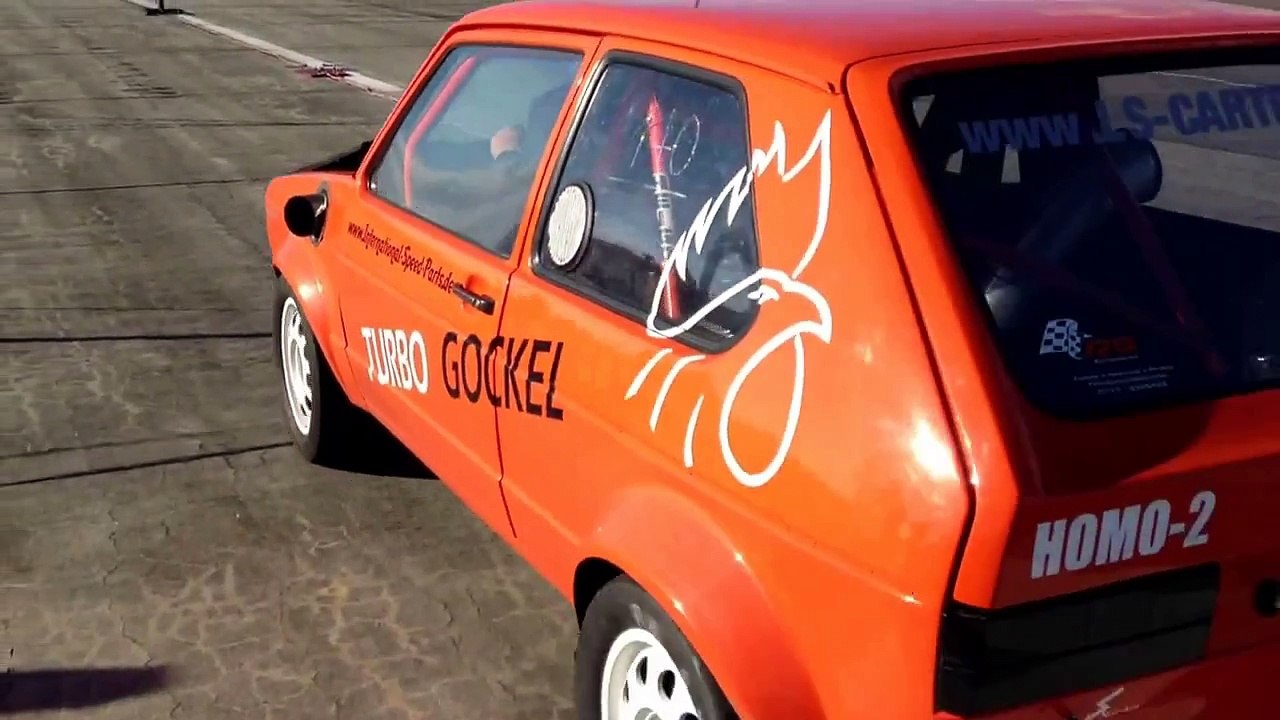 Turbo Gockel Golf 1 R36 Turbo 4motion 9,7sec Strecken Test 27.10.2013