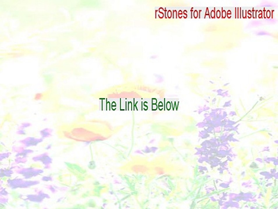 rStones for Adobe Illustrator Key Gen - Download Now [2015]