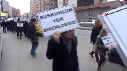 Eskişehir'de 'İç Güvenlik Yasa Tasarısı'nı Protesto Eden 200 Kişi Valiliğe Yürüdü