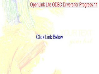 OpenLink Lite ODBC Drivers for Progress 11 Serial [Legit Download]