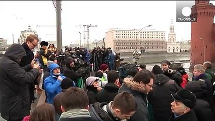 Ob Gegner oder Anhänger - Moskau trauert um Regierungskritiker Nemzow