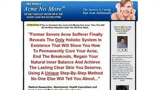 Acne No More Review - The Real Review About Acne No More Program