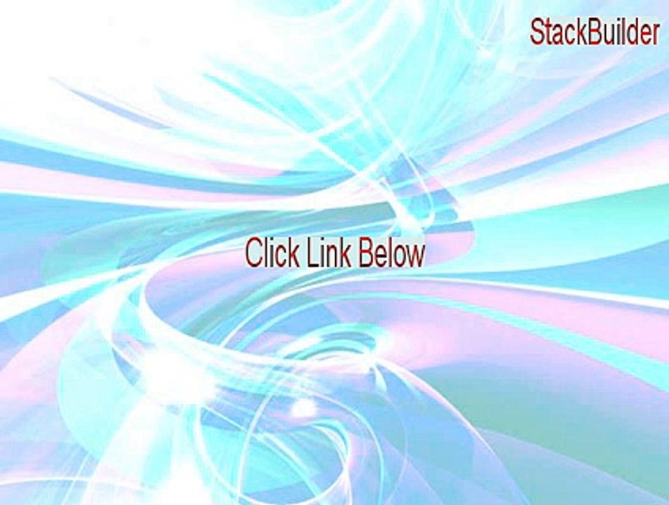 StackBuilder Crack [Instant Download] video Dailymotion