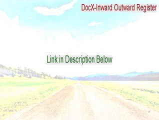 DocX-Inward Outward Register Full Download (DocX-Inward Outward Register 2015)