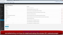 How To Install And Setup The Simple 301 Redirects Plugin 5  - How To Do A 301 Redirect Part 2