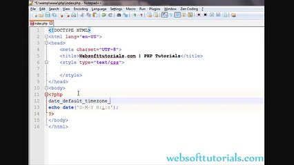 PHP tutorials in urdu - hindi - 38 - work with date and time in php