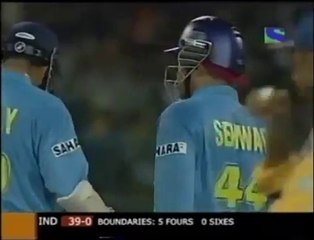 4,4,6,4,4,4,Virender Sehwag blasts 26 of an over