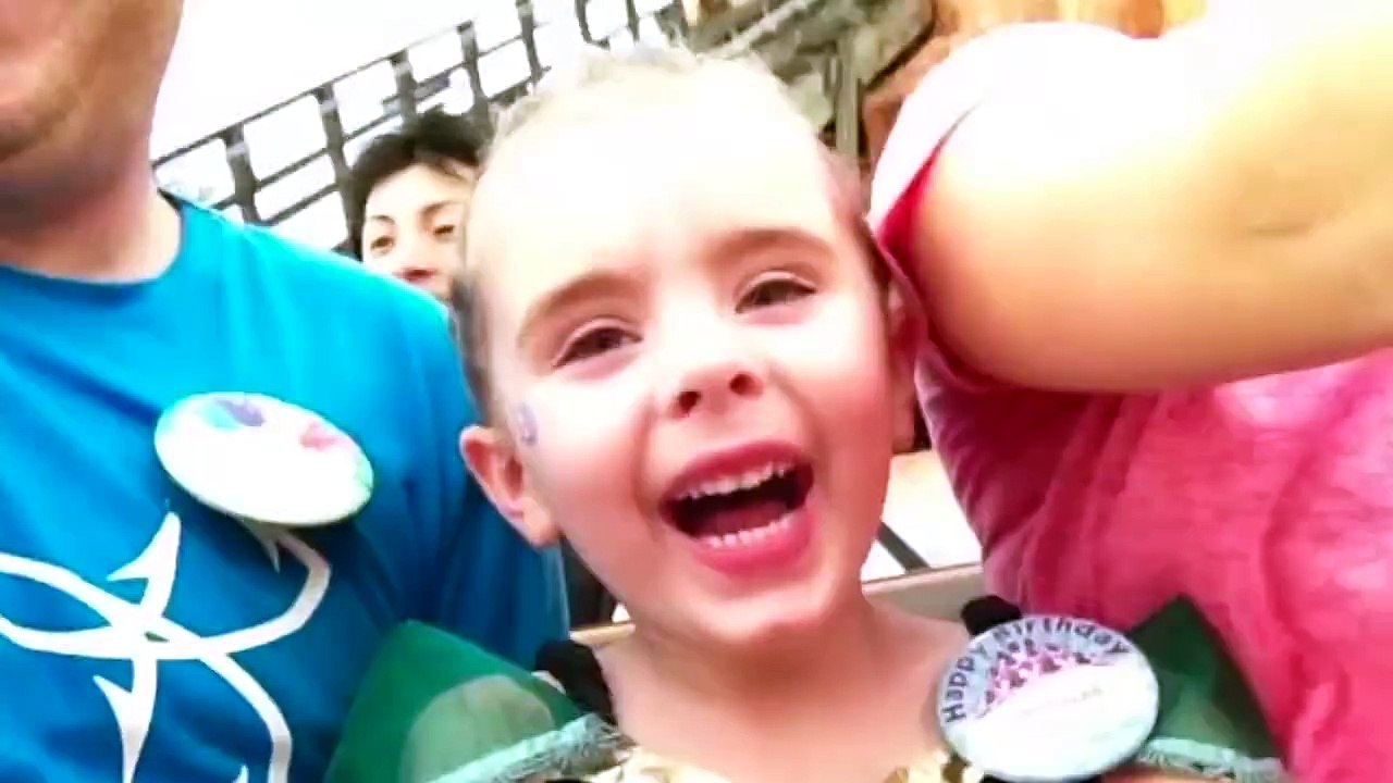 when riding your first roller coaster.