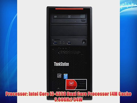 Lenovo ThinkStation P300 30AH000GUS i3-4350 8GB 500GB 7200rpm HDD Windows 7 Pro Tower Desktop