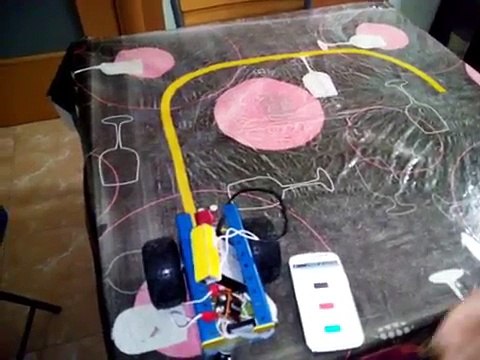 Arduino smartphone controlled car line follower 2