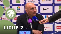 Conférence de presse Havre AC - AC Ajaccio (2-1) : Thierry GOUDET (HAC) - Olivier PANTALONI (ACAJ) - 2014/2015