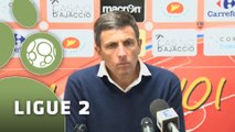 Conférence de presse GFC Ajaccio - US Orléans (3-2) : Thierry LAUREY (GFCA) - Olivier FRAPOLLI (USO) - 2014/2015