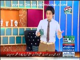 Sahir Lodhi teasing Guest Anam Tanveer for cutting her wrist by falling in love