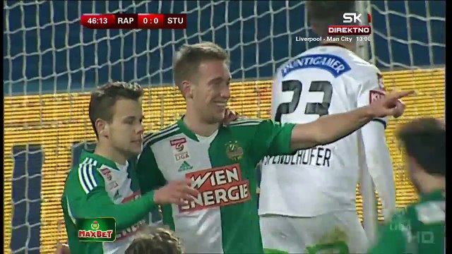 Robert Beric 1:0 | Rapid Wien - Sturm Graz 28.02.2015 HD