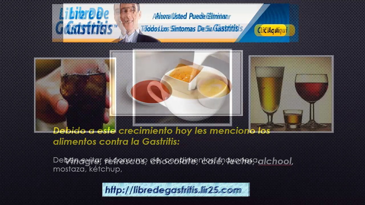 Alimentos Contra la Gastritis