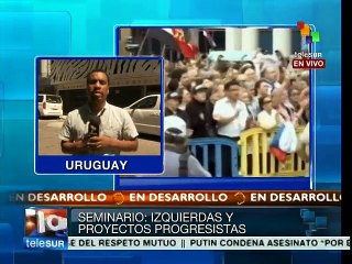 Uruguay: culmina el seminario "Izquierdas y Proyectos Progresistas"