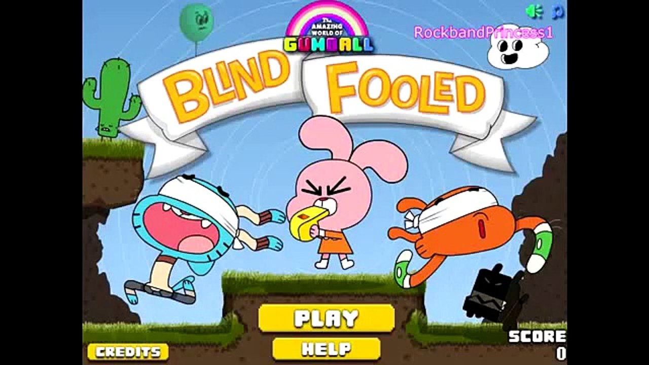 Cartoon Networks The Amazing World Of Gumball Blind Fooled Online Game   Gumball Games