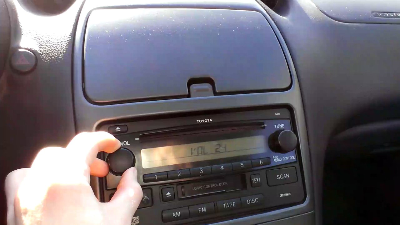 2003 Toyota Celica Stock Stereo